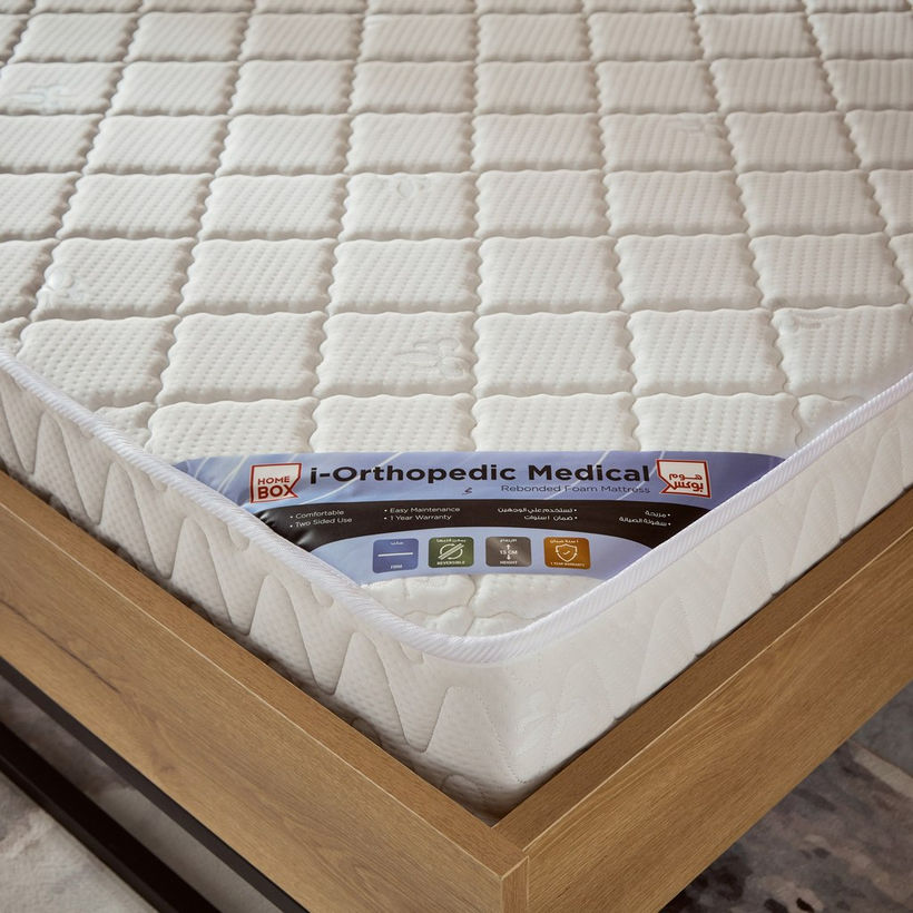 SleepEase iOrthopedic Medical Extra Firm Rebonded Foam Queen Mattress - 160x200x15 cm - Image 10