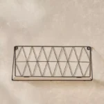 Sera Foldable Metal Wall Shelf with MDF Board - 48x13x20 cm