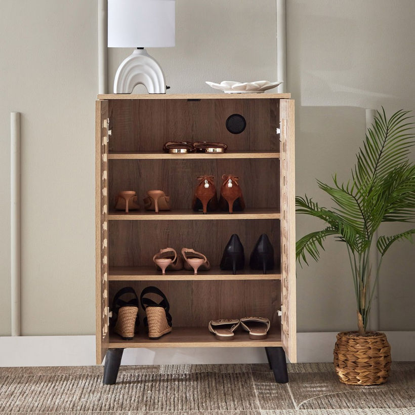 Belford 12-Pair Shoe Cabinet with 2 Doors - Image 4