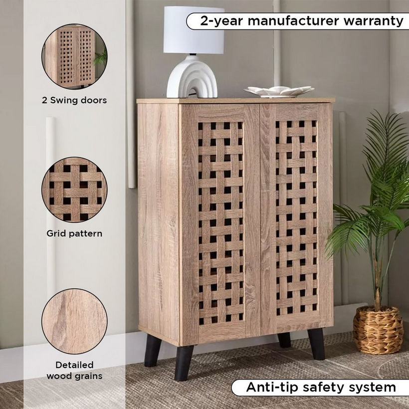 Belford 12-Pair Shoe Cabinet with 2 Doors - Image 5
