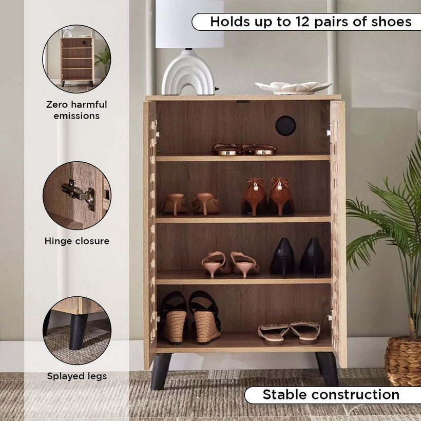 Belford 12-Pair Shoe Cabinet with 2 Doors - Image 6