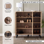 Belford 16-Pair Shoe Cabinet with 3 Doors