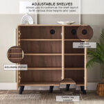 Belford 16-Pair Shoe Cabinet with 3 Doors