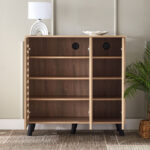 Belford 16-Pair Shoe Cabinet with 3 Doors