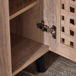 Belford 16-Pair Shoe Cabinet with 3 Doors