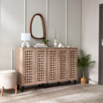Belford 16-Pair Shoe Cabinet with 3 Doors