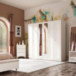 Elizabeth 6-Door Wardrobe with 2 Mirrors