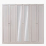 Elizabeth 6-Door Wardrobe with 2 Mirrors