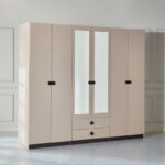 Luxembourg 6-Door Wardrobe with 2 Drawers and 2 Mirrors