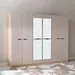 Movo Madrid 6-Door Wardrobe with Mirror - Image 15
