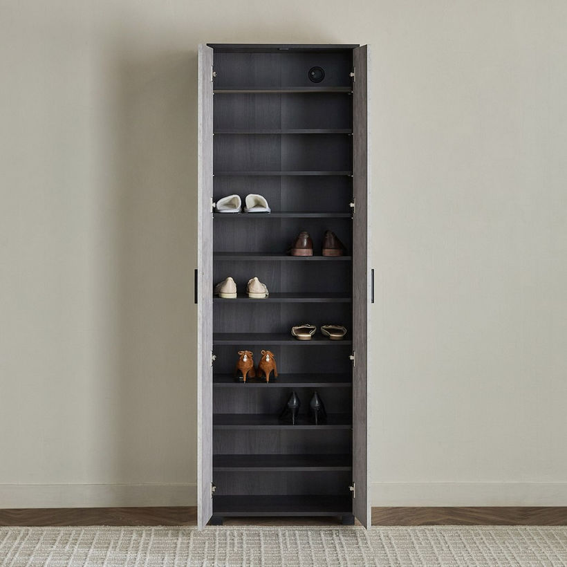 Capri 33-Pair Tall Shoe Cabinet - Image 6