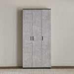 Capri 44-Pair Tall Shoe Cabinet with 3 Doors