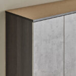 Capri 44-Pair Tall Shoe Cabinet with 3 Doors