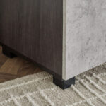 Capri 44-Pair Tall Shoe Cabinet with 3 Doors