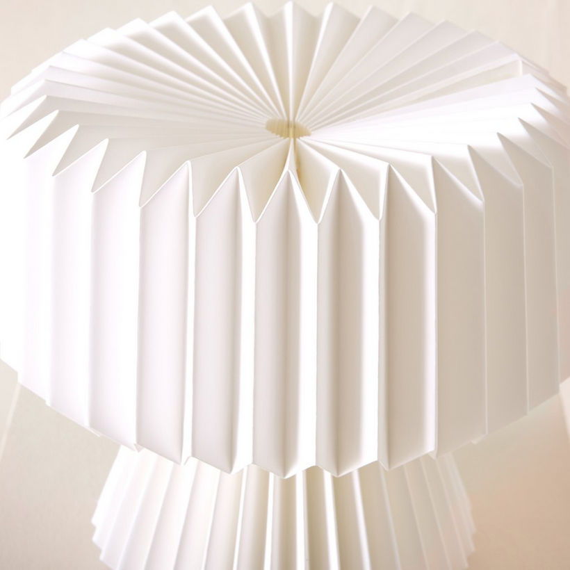 Tasha Table Lamp with Paper Shade - 25x25 cm - Image 4