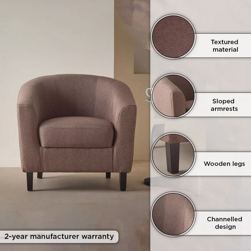 Malmo Fabric Accent Chair - Image 6