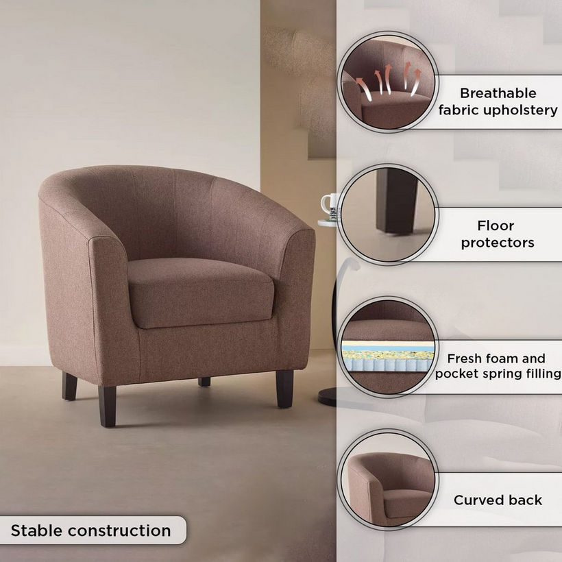 Malmo Fabric Accent Chair - Image 7