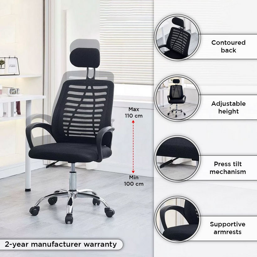 Movo Lyme High Back Office Chair - Image 5