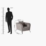 Harris Fabric Armchair Sofa