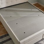 Movo Oakland Neo Upholstered Queen Bed with 2 Drawers - 160x200 cm