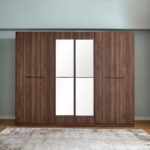 Patara 6-Door Wardrobe with Mirror