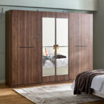 Patara 6-Door Wardrobe with Mirror