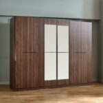 Patara 6-Door Wardrobe with Mirror
