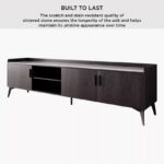 Marwell 2 Metre TV Unit with Sintered Stone Top for TVs up to 80 inches