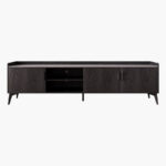 Marwell 2 Metre TV Unit with Sintered Stone Top for TVs up to 80 inches