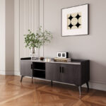 Marwell 1.5 Meter TV Unit with Sintered Stone Top for TV upto 65 inches