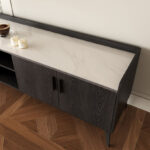 Marwell 1.5 Meter TV Unit with Sintered Stone Top for TV upto 65 inches