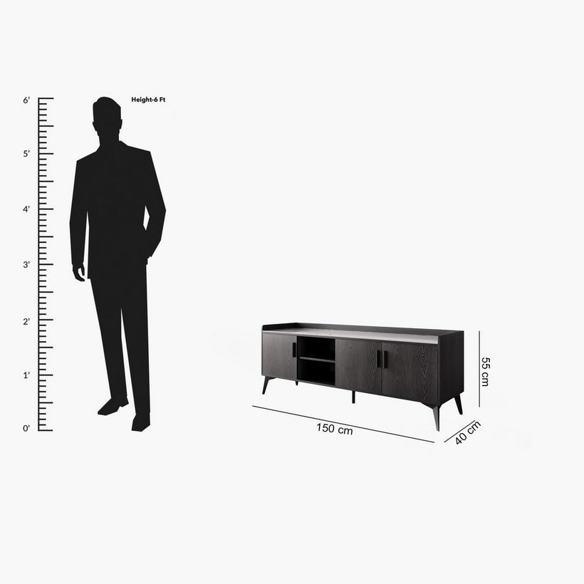 Marwell 1.5 Meter TV Unit with Sintered Stone Top for TV upto 65 inches - Image 9