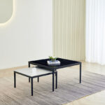 Baron Square Sintered Stone Coffee Table - Set of 2