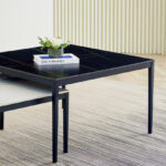Baron Square Sintered Stone Coffee Table - Set of 2
