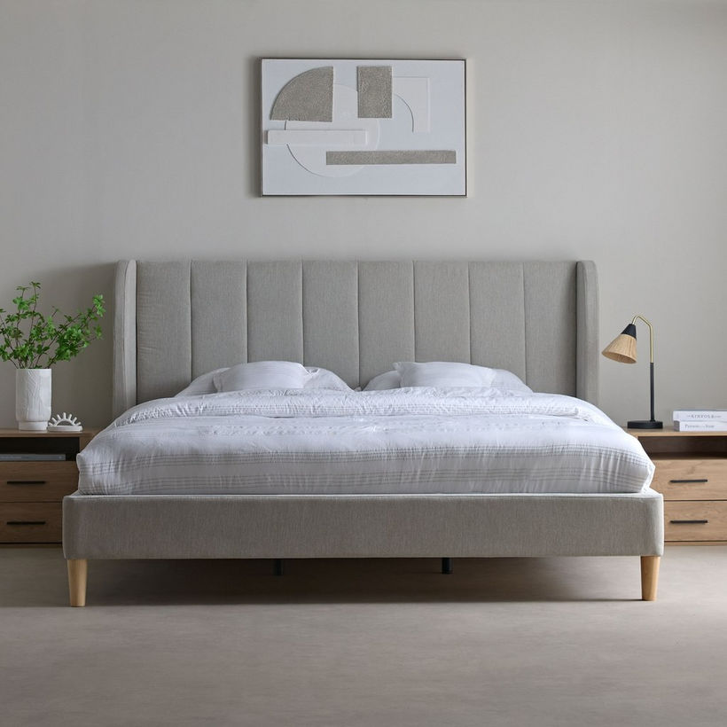 Nordica Douglas Upholstered King Bed - 180x200 cm - Image 3