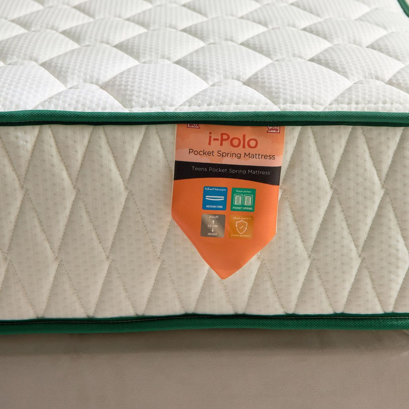 SleepEase iPolo Kids Foam Pocket Spring Single Mattress - 90x190x25 cm - Image 10