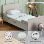 SleepEase iCody Nxt (0-3 years) Toddler Foam Mattress with Washable Cover - 70x130x10 cm