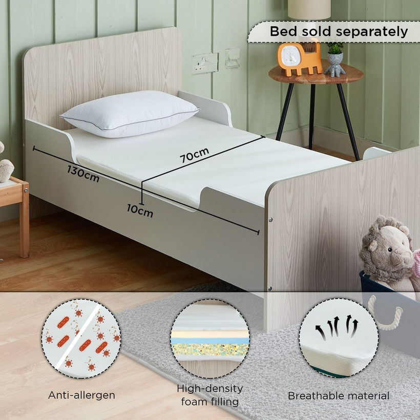 SleepEase iCody Nxt (0-3 years) Toddler Foam Mattress with Washable Cover - 70x130x10 cm - Image 7