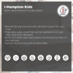 SleepEase iHampton Kids Foam Bonnell Spring Single Mattress - 90x200x16 cm