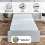 SleepEase iHampton Kids Foam Bonnell Spring Single Mattress - 90x190x16 cm