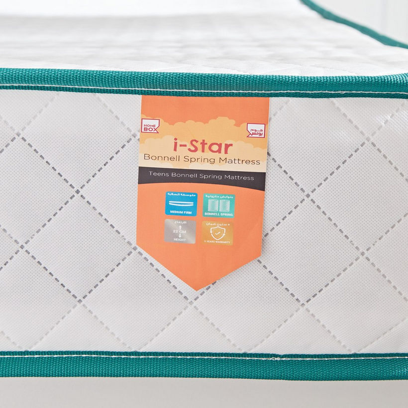 SleepEase iStar Kids Foam Bonnell Spring Single Mattress - 90x190x22 cm - Image 13