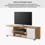 Juno 1.5 Metre TV Unit for TVs up to 65 inches
