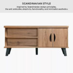 Edmond Willy 1.2 Metre TV Unit for TVs up to 50 inches