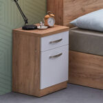 Movo Juno 1-Door 1-Drawer Nightstand