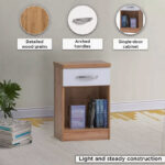 Movo Juno 1-Door 1-Drawer Nightstand