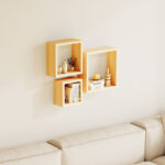 Jazz Cube 3-Piece Wall Shelf Set