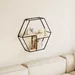 Urban Hexagon 3-Tier Metal Shelf - 48x10x42 cm - Image 8