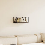 Monty 1-Tier Metal Shelf - 40x13x14 cm