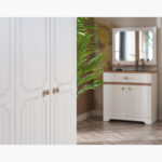 Listro 1-Drawer and 2-Door Dresser with Mirror
