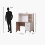 Meadow Smart Study Desk and Hutch